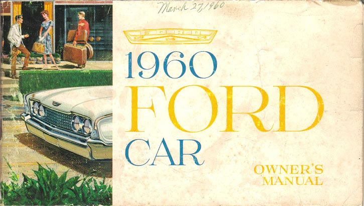 1960 Ford Owners Manual